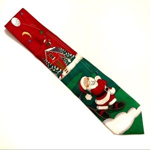 🔥🍎 Yule TIE Greetings Tie